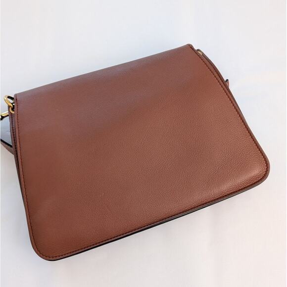 JW Anderson Pierce Brown Leather Medium Handbag Shoulder Bag - Picture 2 of 12